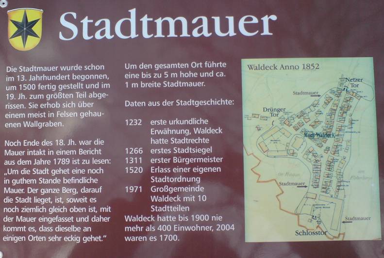 Stadtmauer Bildtafel